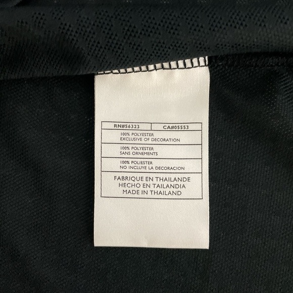 Nike Golf Women’s FITDRY Short Sleeve Shirt Quarter Zip Size L Black Mesh NWT - Picture 6 of 8